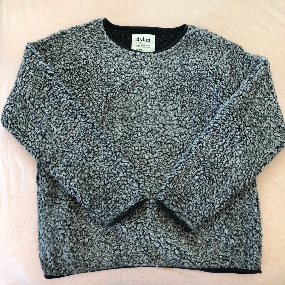 Dylan by True Grit charcoal pullover